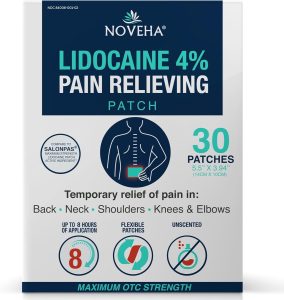 Lidocaine Pain Relief Patches - Maximum Strength 4%