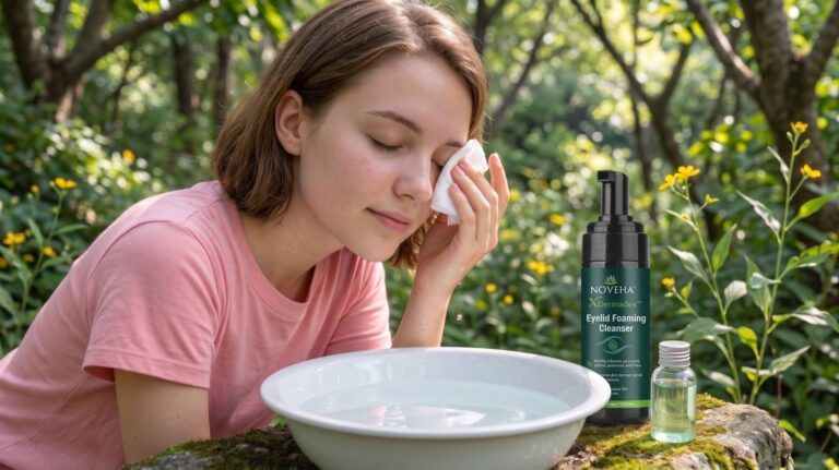 Optimize Eyelid Health with NOVEHA Cleanser