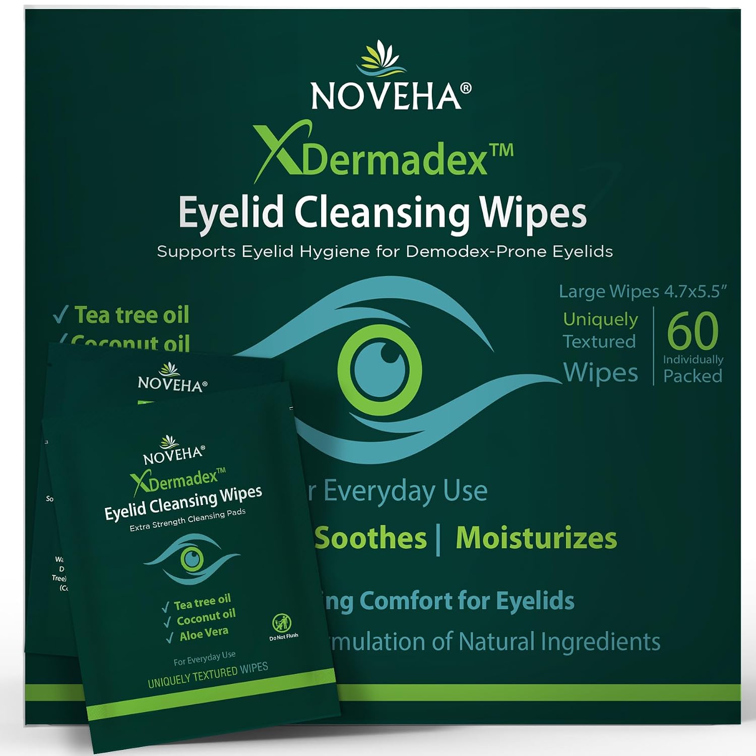 xDermadex Eyelid Wipes