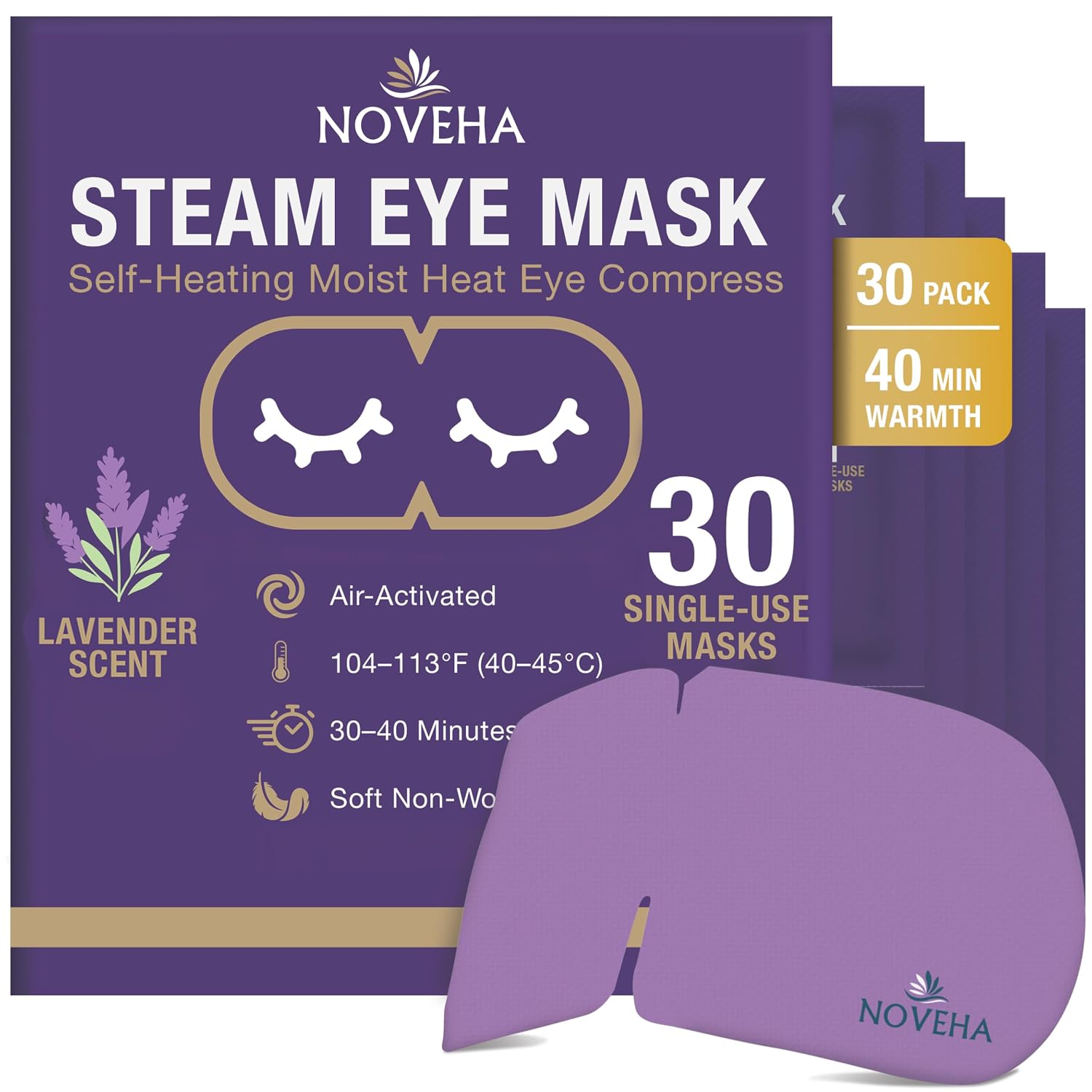 Lavender Steam Eye Mask