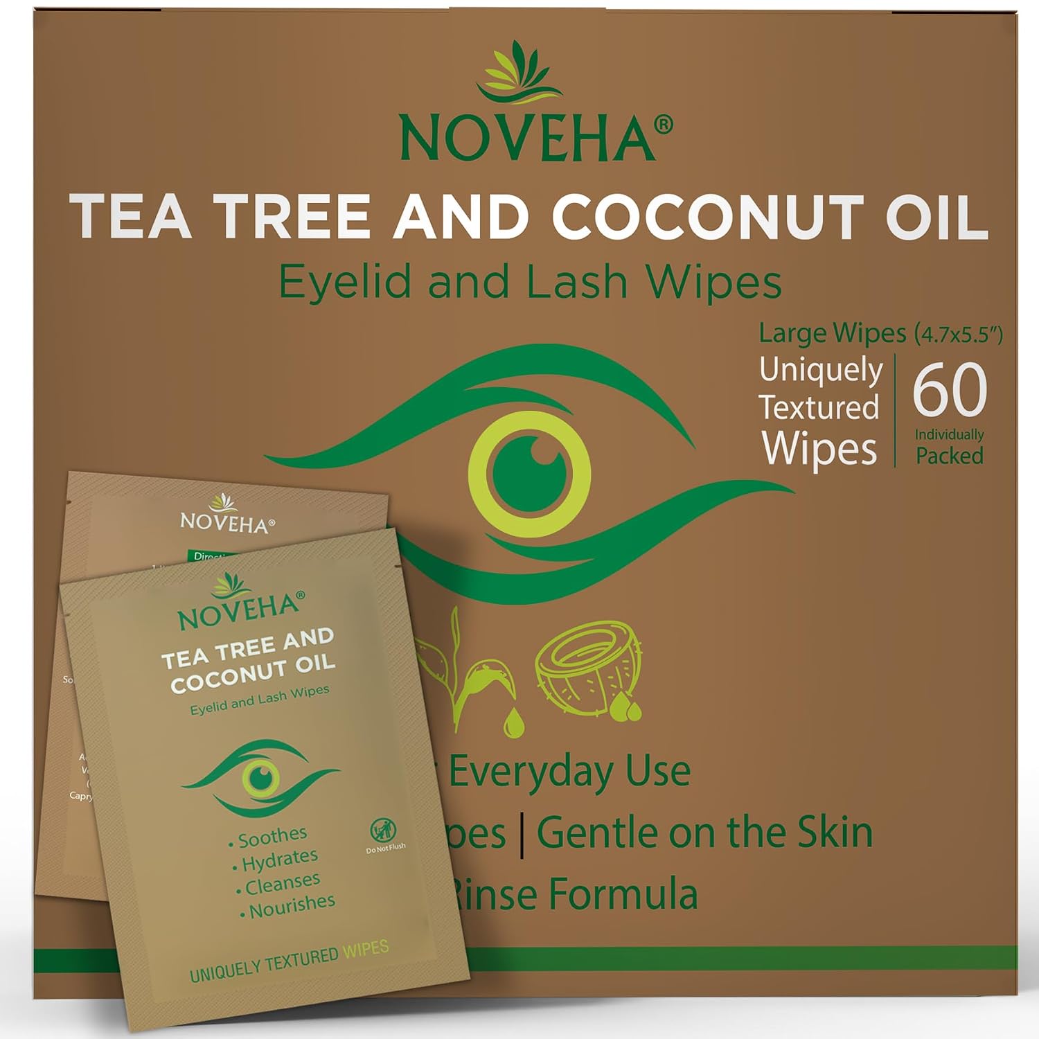 Tea-Tree & Coconut Oil Eye Wipes